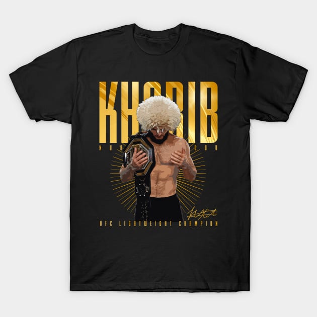 Khabib Nurmagomedov T-Shirt by Juantamad